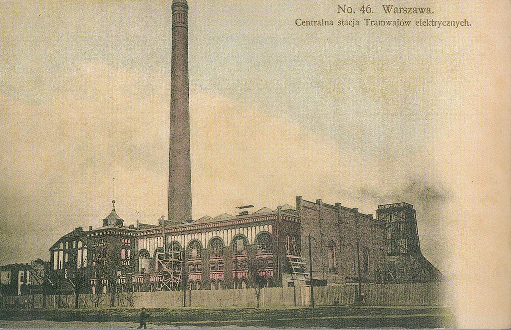 117 lat temu nastąpiło uruchomienie elektrowni i zaczęły się próbne jazdy tramwajów elektrycznych w Warszawie