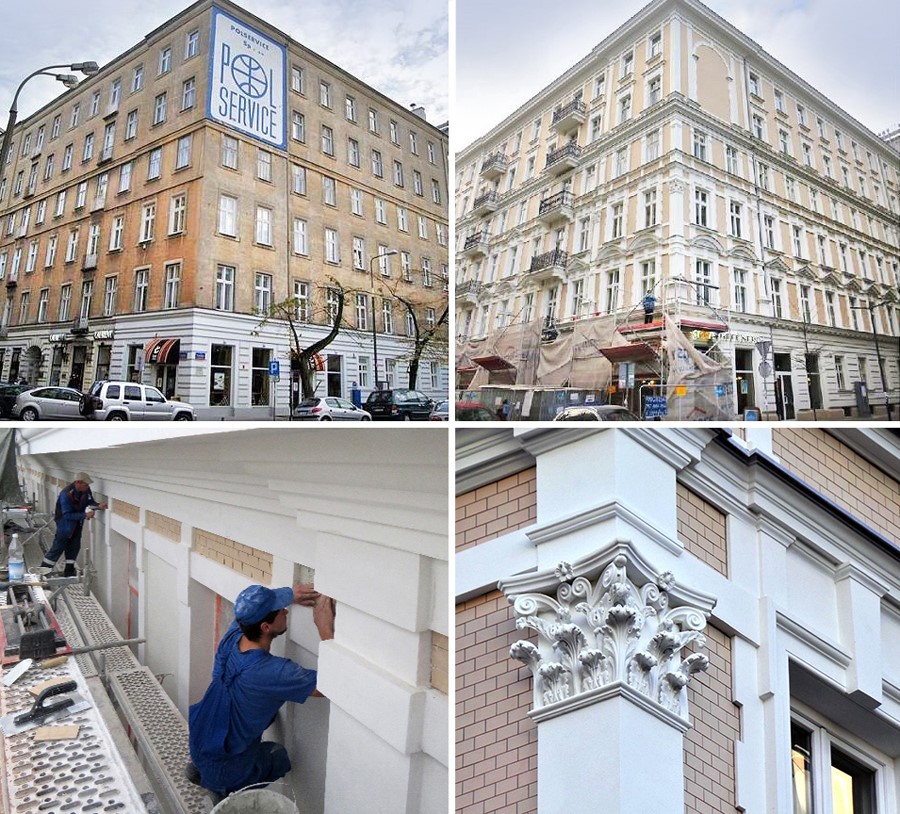 Cuda się zdarzają. Wczoraj była żadna, dziś to jedna z najpiękniejszych warszawskich kamienic!