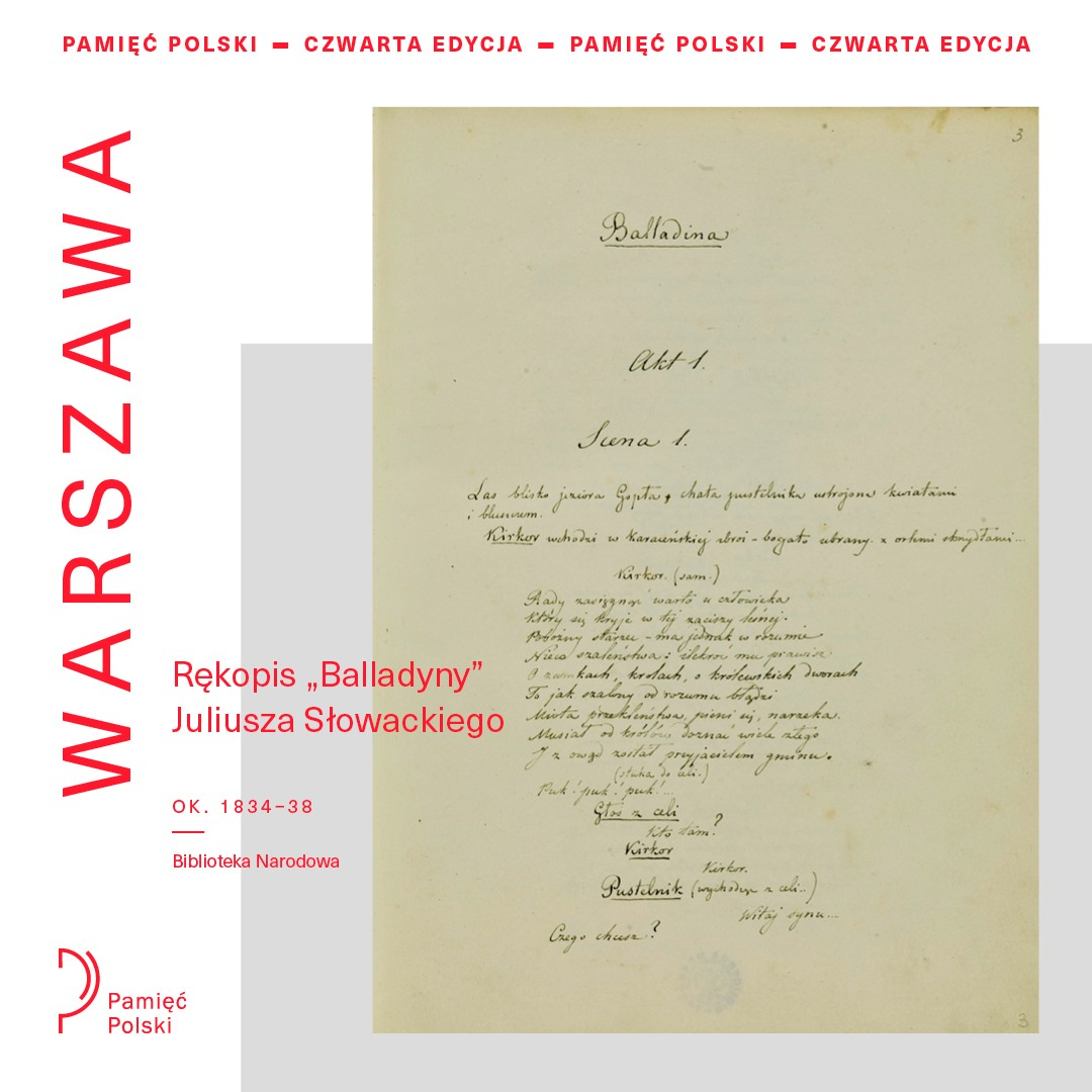 „Balladyna” J. Słowackiego trafiła na listę UNESCO!