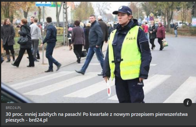 Fejk brd.24.pl o spadku liczby wypadków na przejściach o 30%, to dowód na systemowe zaklinanie rzeczywistości