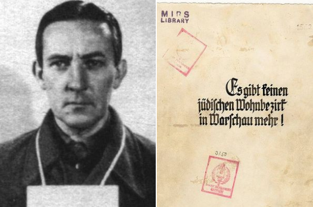 To on przeprowadził likwidację getta warszawskiego, podczas której stłumiono zryw zbrojny