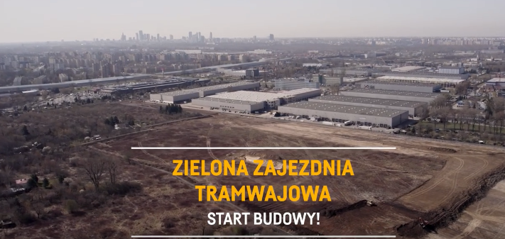 Ruszyła budowa ekologicznej zajezdni tramwajowej na Białołęce, a najnowocześniejszej w Polsce