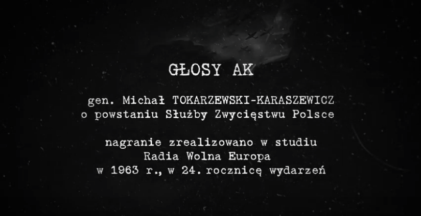 [VIDEO] Współtwórca Polskiego Państwa Podziemnego bohaterem kolejnego odcinka serii Głosy Armii Krajowej