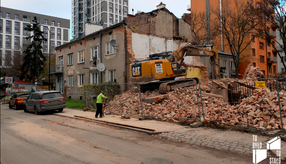 Rozebrano budynek przy Igańskiej 36 na Grochowie