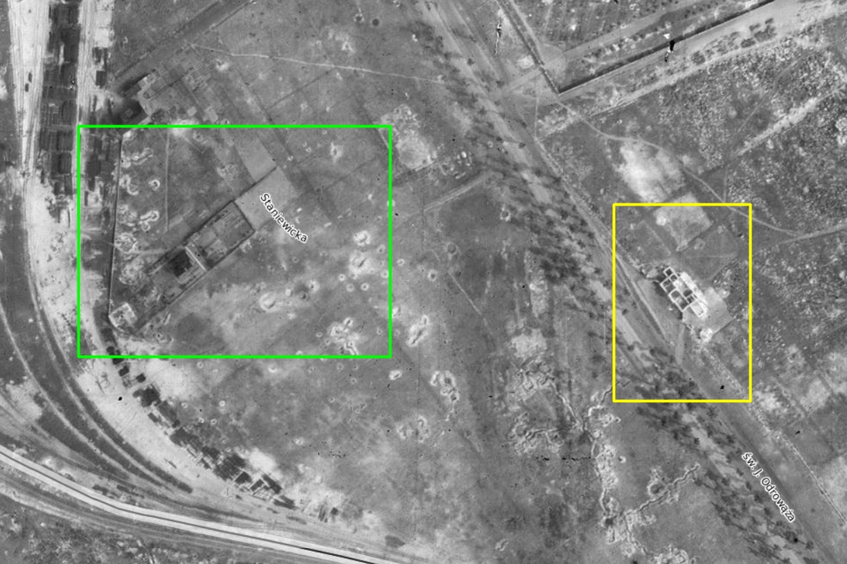 To tu na ul. Odrowąża znajduje się miejsce hitlerowskiego mordu