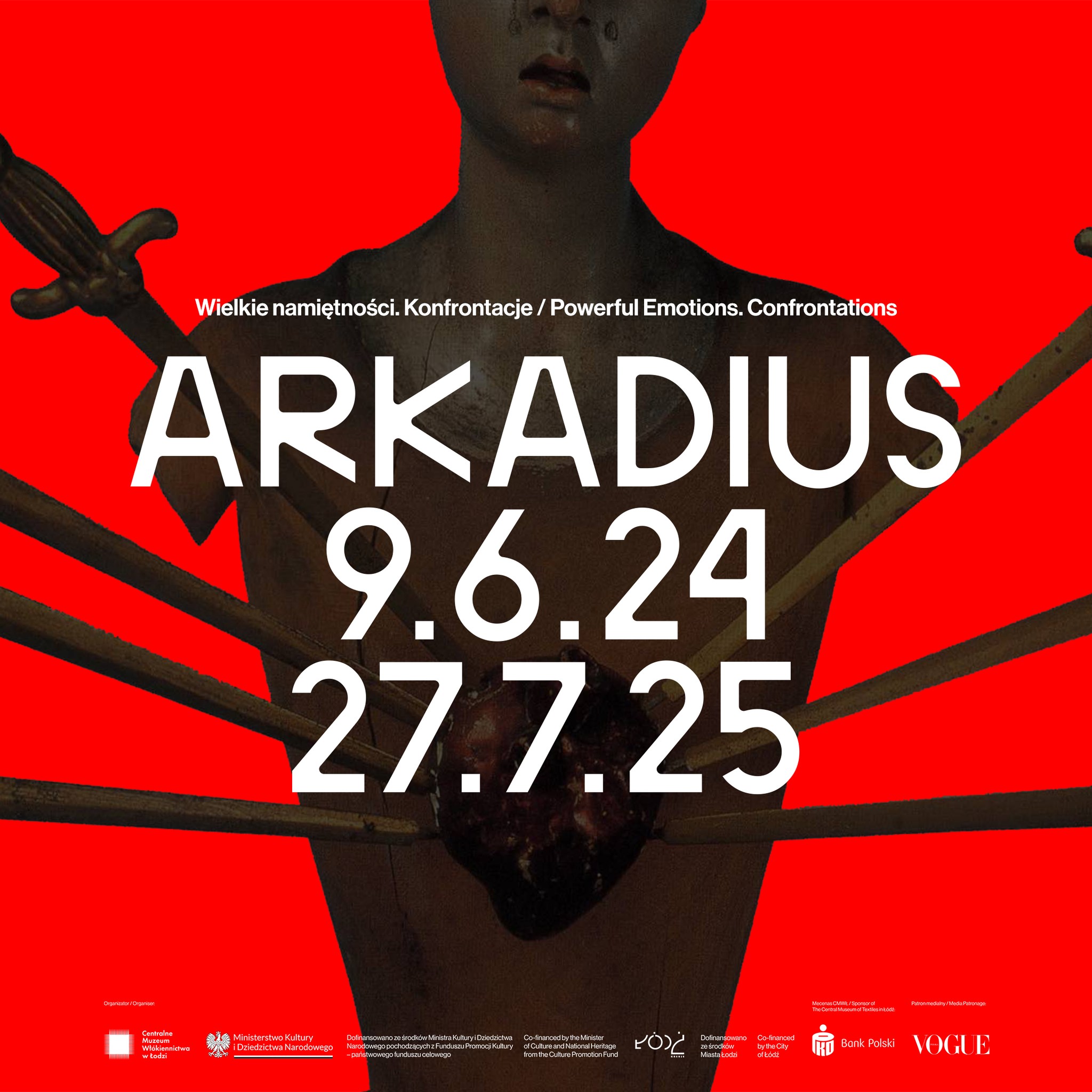 „Arkadius. Wielkie namiętności. Konfrontacje” to pierwsza na świecie ekspozycja podsumowująca twórczość Arkadiusza Weremczuka – najsłynniejszego polskiego projektanta.